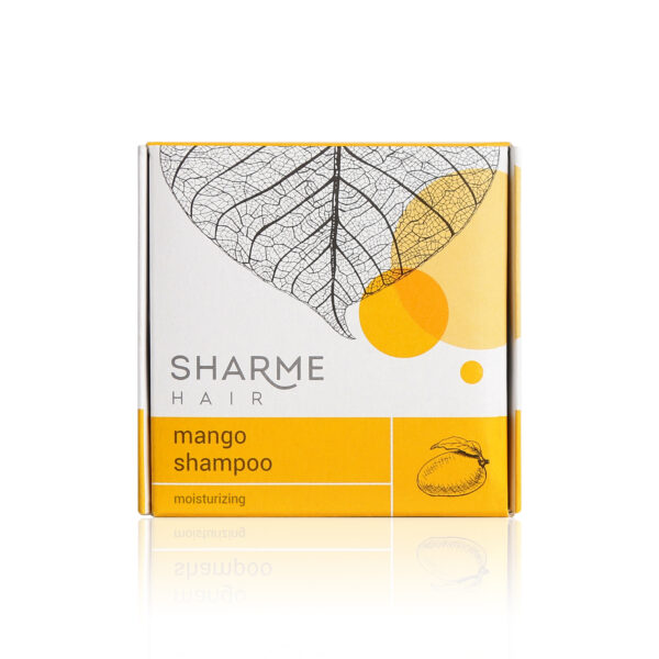 Looduslik tahke šampoon Sharme Hair Mango mangovõiga, niisutav - Image 2