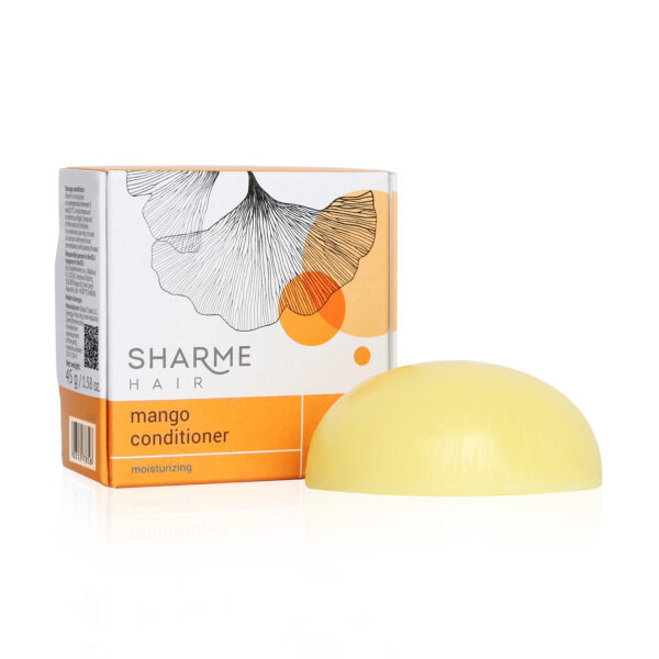 Looduslik tahke palsam Sharme Hair Mango mangovõiga, niisutav - Image 2